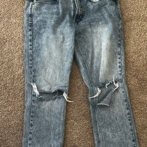 PacSun Men's Skinny Jeans - Distressed Gray